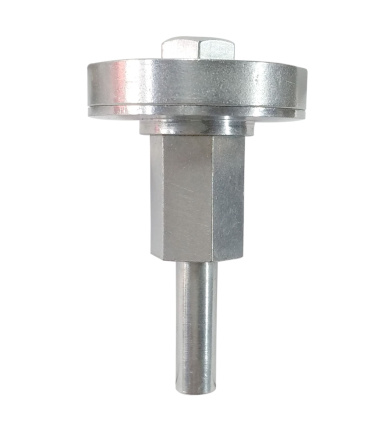 پیچ و مهره سر دریلی جهت نصب صفحه ساب و برش مینی فرز دنباله 6 (نقره ای)