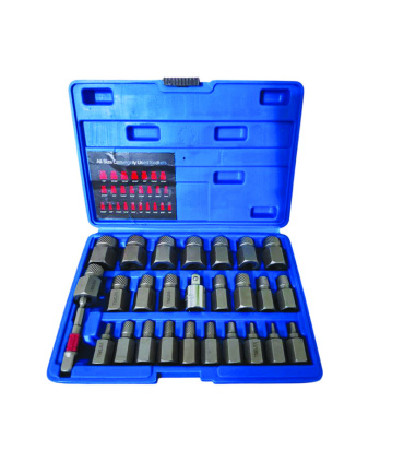 ست 27 عددی قلاویز چپ گرد بکسی درایو 3/8 فشارقوی 3 تا 22 فورتیکا FORTIKA مدل FA2727