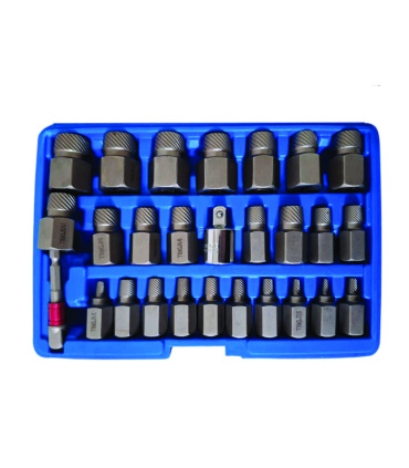 ست 27 عددی قلاویز چپ گرد بکسی درایو خور فشارقوی 3 تا 22 فورتیکا FORTIKA مدل FA2727