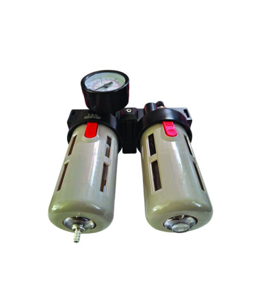 واحد مراقبت و تنظیم فشار دو قلو کمپرسور 1/2 ( رطوبت گیر و روغنکاری ) TAC مدل BFC-4000