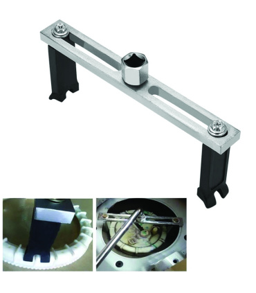 آچار درب باک و پمپ بنزین متغییر کشویی دوشاخ فورتیکا FORTIKA مدل FA5145