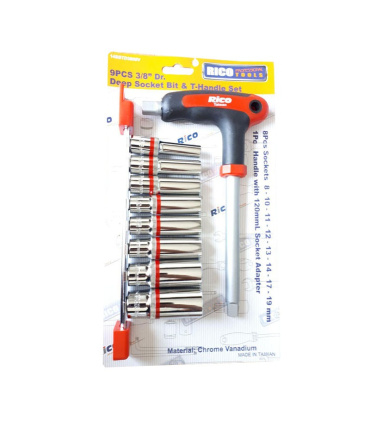 بکس هزار خار  ریکو 9 پارچه درایو 3/8