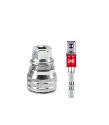 بکس متغیر سایز 10 تا 19 همه کاره درایو 3/8 بهمراه رابط سردریلی فورتیکا FORTIKA مدل FA5421