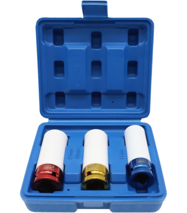 ست بکس بلند 3 عددی روکش پلاستیکی مخصوص رینگ اسپرت درایو 1/2 باس BOSS مدل BS3 جنس CR-MO