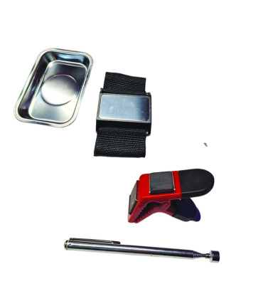 ست 4 عددی نگهدارنده مغناطیسی ابزار( مچ بند - کاسه - خودکار تلسکوپی - گیره نگهدارنده قلم مو)  XIANFENG مدل XF6056