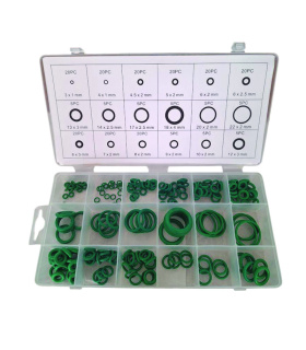 ست اورینگ 225 عددی 3تا22 میلیمتر کمپرسور کولر خودرو NBR الکاتولز LKTOOLS مدل Z5306