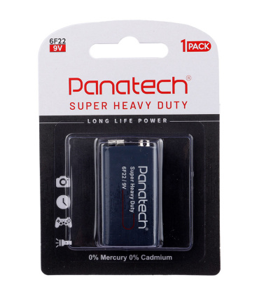 باتری کتابی Panatech Super Heavy Duty 6F22 9V