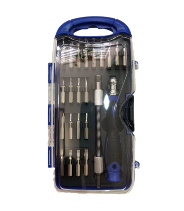 ست پیچ گوشتی 23 پارچه ساعتی الکترونیکی موبینس MOBINES مدل KZ-C037