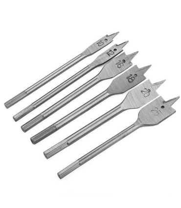 ست 6 عددی مته برگی فورتیکا FORTIKA مدل FA8112 سری FLAT WOOD BITS