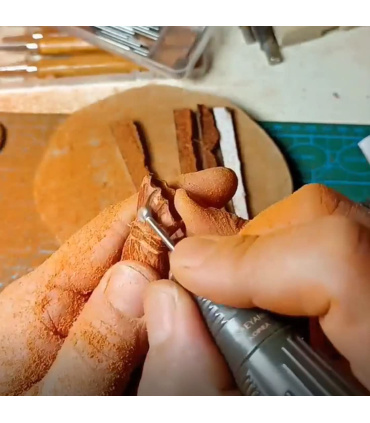 ست 5 عددی فرز چوب ساب کروی (گرد) با دنباله سایز 3