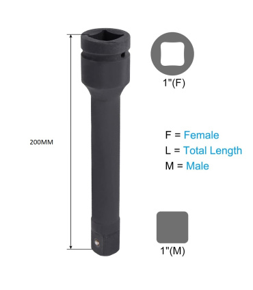 رابط ، واسطه و کمک سوپر فشار قوی سایز 8 اینچ / 20 سانت درایو 1 اینچ مکسول MAXWELL