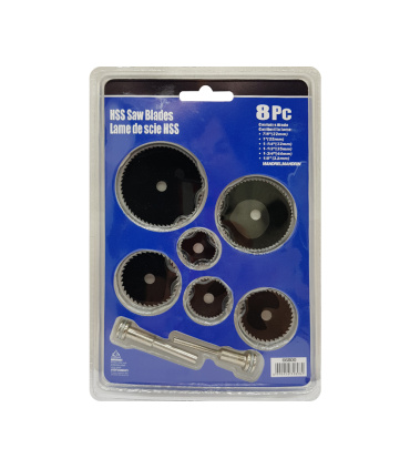 ست 8 عددی صفحه برش سر دریلی با شفت 3 و 6 میلیمتر وکیومی