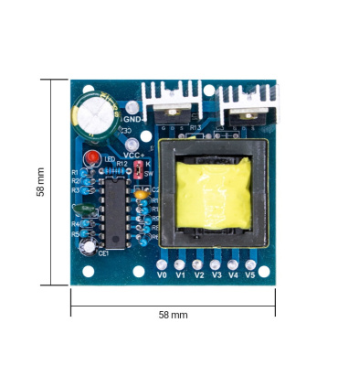 ماژول اینورتر Inverter ولتاژ 12 ولت DC به AC برق شهری 220 ولت 150 وات
