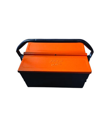 جعبه ابزار فلزی 30 سانت 2 طبقه تبریز ابزار غفاری مدل 302