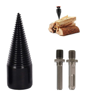 هیزم شکن سر دریلی قابل اتصال به دریل معمولی و 4 شیار FIREWOOD CHOPPING ARTIFACT