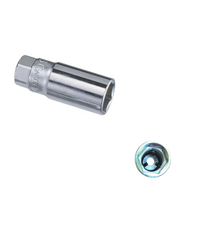 بکس شمع سایز 21 درایو 3/8 اینچ با فنر نگه دارنده شمع جنیوس GENIUS مدل 326021