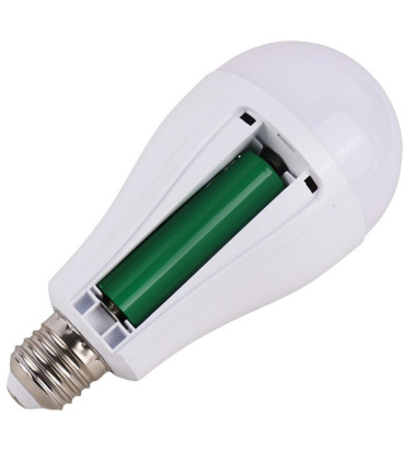 لامپ اضطراری شارژی 20 وات دو باتری 3.7 ولت با سرپیچ E27