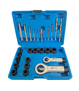 مجموعه 26 عددی کیت درآر انواع پیچ و مهره شکسته، هرز و گرد شده آاس تول AS TOOL مدل AS26