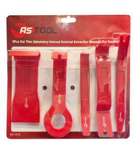 ست 5 عددی خارکش پلاستیکی رودری،تریم،داشبورد و پنل درآر خودرویی آاس تول AS TOOL مدل AS-1013