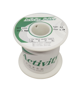 سیم لحیم 500 گرم قطر 0.8میلیمتر 63قلع/37سرب ژونگ شی ZHONGSHI