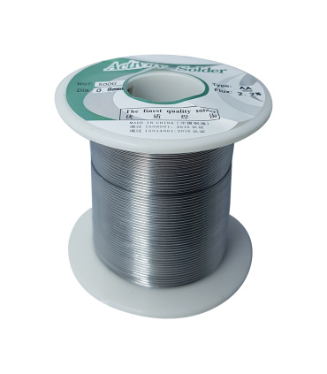 سیم لحیم 500 گرم قطر 0.8میلیمتر 63قلع/37سرب ژونگ شی ZHONGSHI