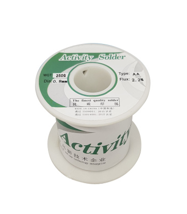 سیم لحیم 250 گرم قطر 0.8میلیمتر 63قلع/37سرب ژونگ شی ZHONGSHI