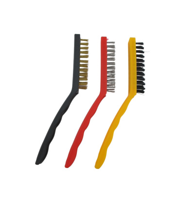 فرچه و برس سیمی مسواکی 3 عددی بزرگ استیلا STILA