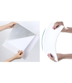 آینه نشکن چسب دار مربع 20×20