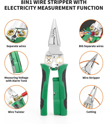 انبر دست چند کاره مجهز به فازمتر القایی