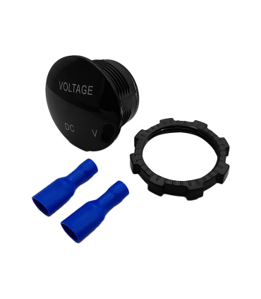 نمایشگر ولتاژ باطری خودرو با نور قرمز 12V-24V