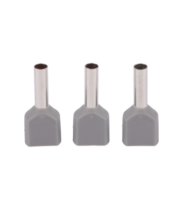 وایرشو دوبل روکش دار سایز 2.5 بسته 100 عددی Hyundai Electric مدل TE2510 خاکستری