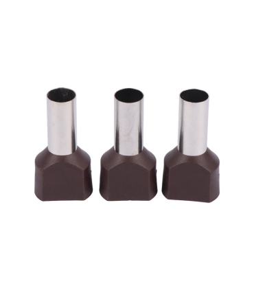 وایرشو دوبل روکش دار سایز 10 بسته 100 عددی Hyundai Electric مدل TE10-14 قهوه ای