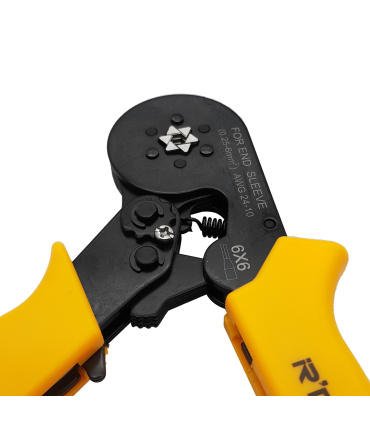 آچار پرس سر سیم وایرشو زن 6 طرفه دیتک RDEER مدل RT-6F