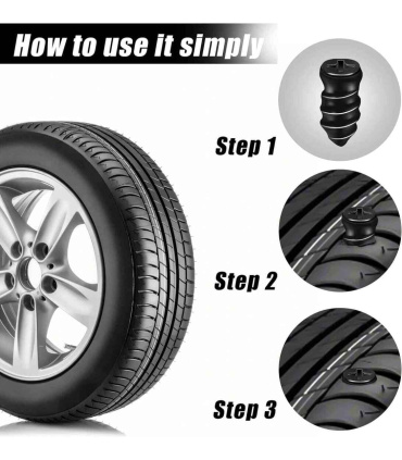 پیچ پنچرگیری لاستیک خودرو ست 10 عددی