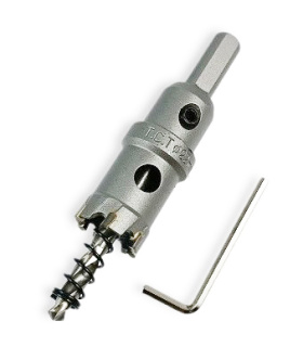 مته گردبر استیل سایز 22mm سر الماس ویستا VISTA مدل TCT22