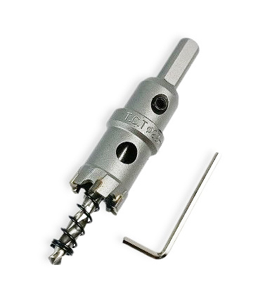 مته گردبر استیل سایز 22mm سر الماس ویستا VISTA مدل TCT22