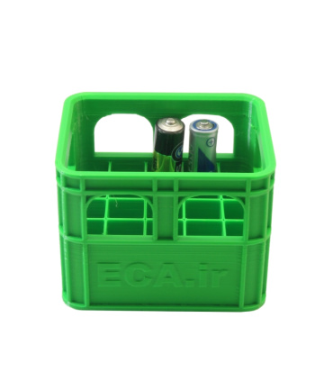 اورگانایزر باتری نیم‌قلمی AAA طرح جعبه نوشابه