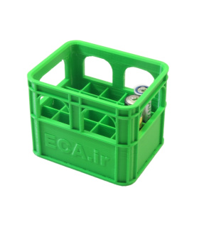 اورگانایزر باتری نیمقلمی AAA طرح جعبه نوشابه