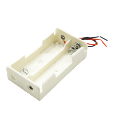 جا باطری / باتری دوتایی سری باتری لیتیوم یون 3.7V سایز 18650 سفید