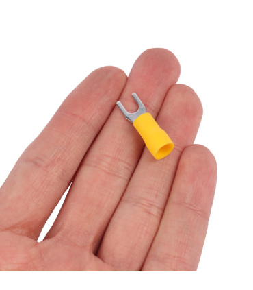 سوکت سرسیم دوشاخ Hyundai Electric بسته 100 عددی مدل SV5.5-4