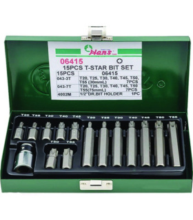 جعبه بیت آلن ستاره ای T هنس 15 پارچه مدل 06415