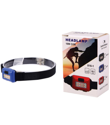 چراغ قوه پیشانی هدلایت Headlamp 818-1 با نور قرمز و مهتابی