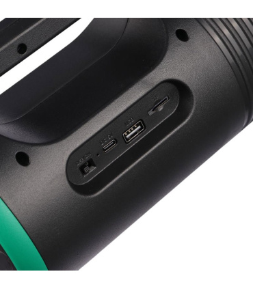 چراغ قوه شارژی و خورشیدی اسپیکردار Sing-E مدل ZQS1352 (مموری خور ، USB خور و بلوتوث دار)