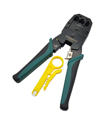 آچار پرس سرسوکت زن شبکه و تلفن توسین TUOSEN مدل 11666