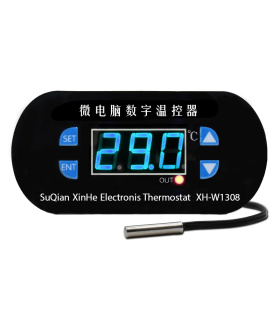 ماژول ترموستات پنلدار XH-W1308 با سون سگمنت آبی