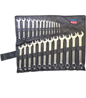 مجموعه 25 عددی آچار یکسر تخت و یک سر رینگی سایز6تا32 ادلر ADLER GERMANY با ضمانت تعویض