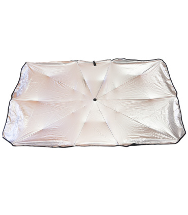 آفتابگیر خودرو مدل چتری همراه با کیف چرمی