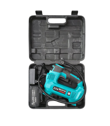 جعبه باز | پمپ باد شارژی 21 ولتی 4 آمپر بر ساعت راکیبا RAKIBA مدل RA4563 (باتری خراب)