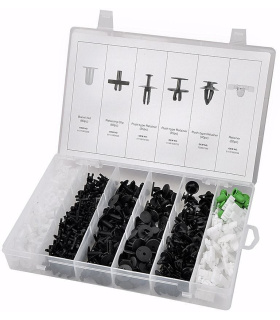 کیت 290 عددی انواع خار پلاستیکی رودری و تریم خودروهای بی ام و الکاتولز LKTOOLS مدل Z0230