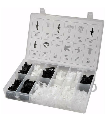 کیت 270 عددی انواع خار پلاستیکی رودری و تریم خودروهای بنز BENZ الکاتولز LKTOOLS مدل Z0231